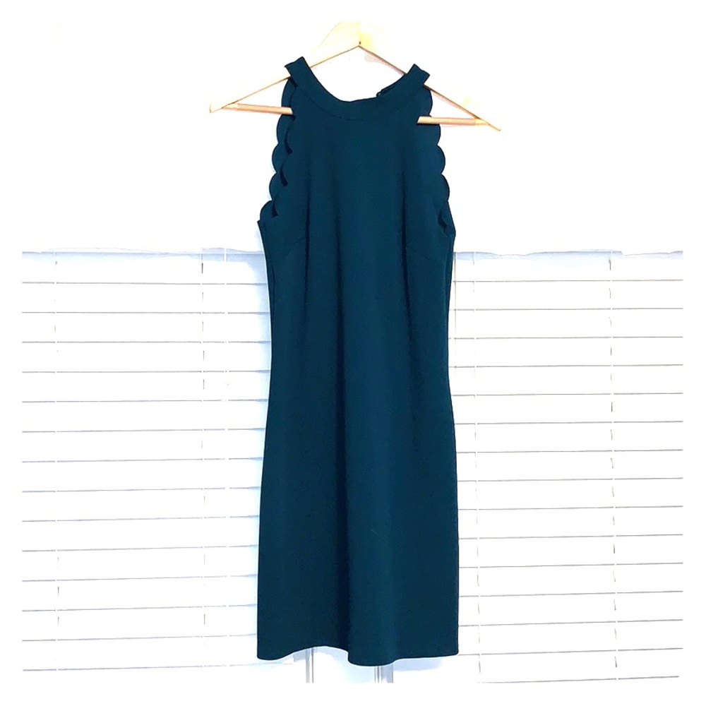 Dark green/blue cocktail dress